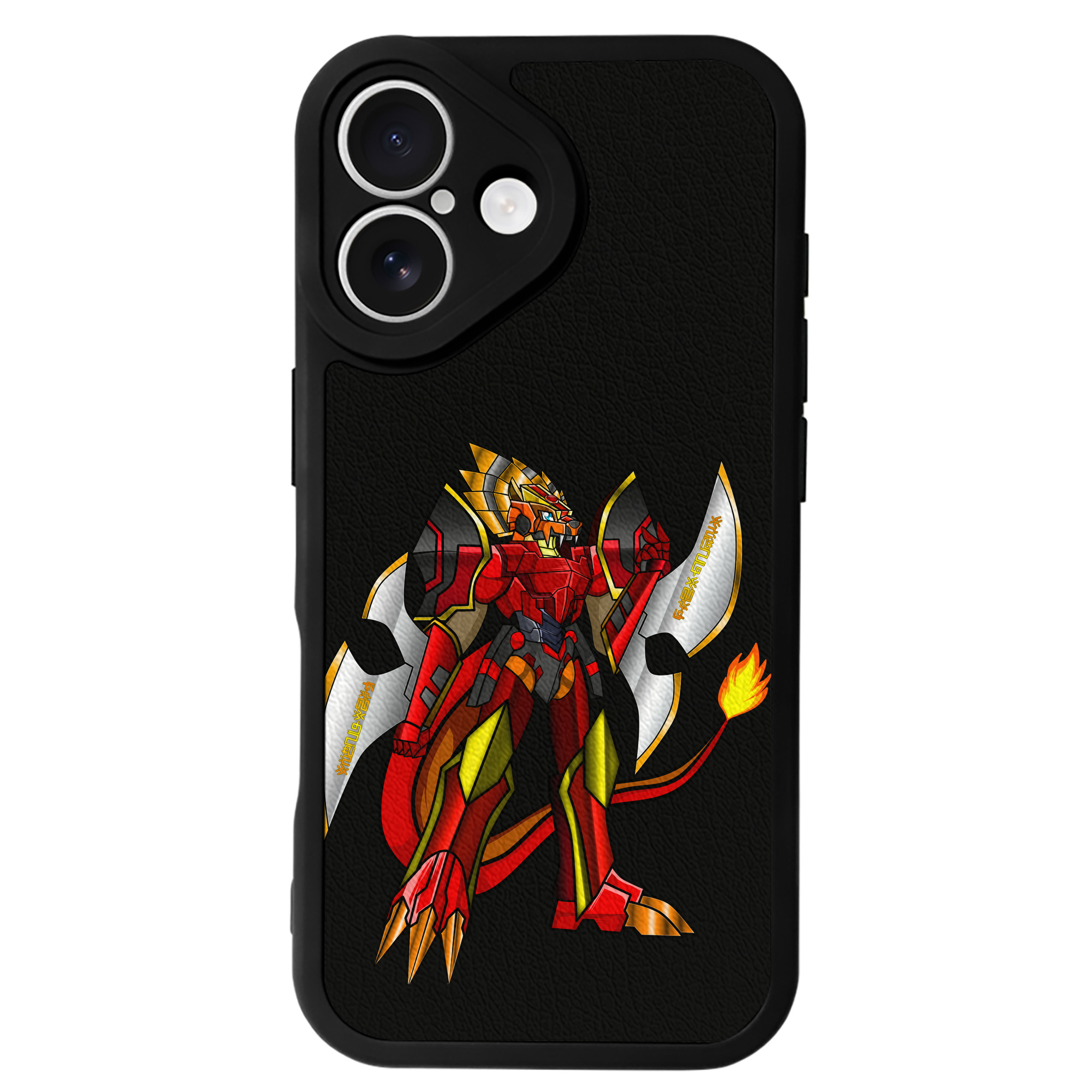 （画像用） Digimon デジタルモンスター/デジモン 【iPhone 16シリーズ対応】シリコンスマホケース（レザー調） 材質：シリコン